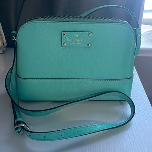 Kaye Spade cross body teal blue